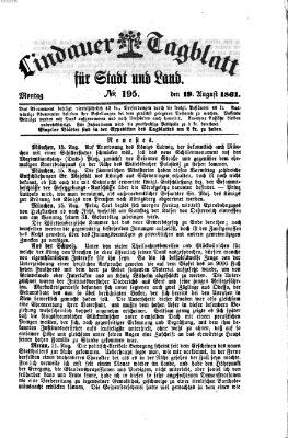 Lindauer Tagblatt für Stadt und Land Montag 19. August 1861