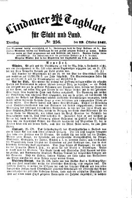 Lindauer Tagblatt für Stadt und Land Dienstag 29. Oktober 1861