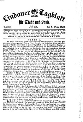 Lindauer Tagblatt für Stadt und Land Samstag 8. März 1862