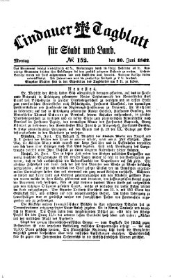 Lindauer Tagblatt für Stadt und Land Montag 30. Juni 1862