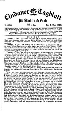 Lindauer Tagblatt für Stadt und Land Samstag 5. Juli 1862
