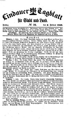 Lindauer Tagblatt für Stadt und Land Freitag 6. Februar 1863