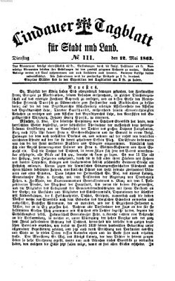 Lindauer Tagblatt für Stadt und Land Dienstag 12. Mai 1863