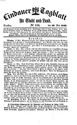 Lindauer Tagblatt für Stadt und Land Dienstag 19. Mai 1863