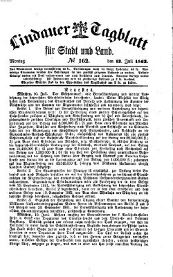 Lindauer Tagblatt für Stadt und Land Montag 13. Juli 1863