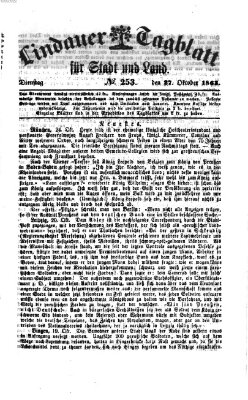 Lindauer Tagblatt für Stadt und Land Dienstag 27. Oktober 1863