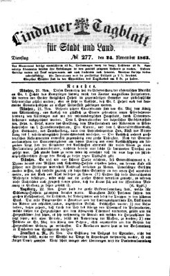 Lindauer Tagblatt für Stadt und Land Dienstag 24. November 1863