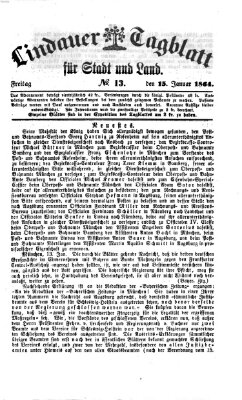Lindauer Tagblatt für Stadt und Land Freitag 15. Januar 1864