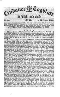 Lindauer Tagblatt für Stadt und Land Dienstag 26. Januar 1864