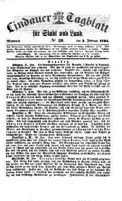 Lindauer Tagblatt für Stadt und Land Mittwoch 3. Februar 1864