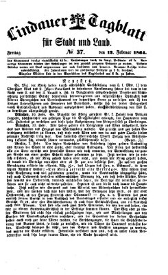 Lindauer Tagblatt für Stadt und Land Freitag 12. Februar 1864
