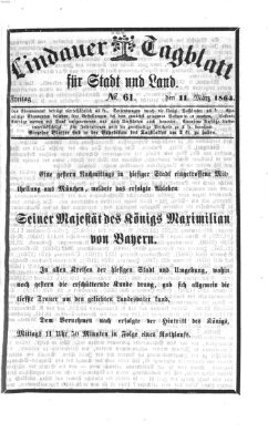 Lindauer Tagblatt für Stadt und Land Freitag 11. März 1864