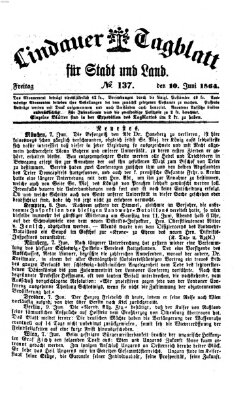 Lindauer Tagblatt für Stadt und Land Freitag 10. Juni 1864