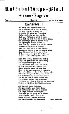 Lindauer Tagblatt für Stadt und Land Samstag 19. März 1864