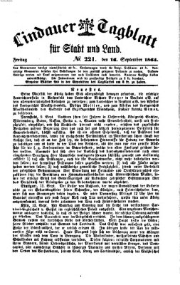 Lindauer Tagblatt für Stadt und Land Freitag 16. September 1864