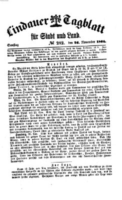 Lindauer Tagblatt für Stadt und Land Samstag 26. November 1864