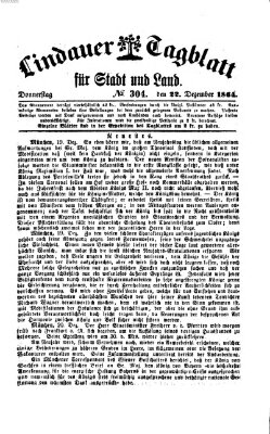 Lindauer Tagblatt für Stadt und Land Donnerstag 22. Dezember 1864