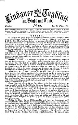Lindauer Tagblatt für Stadt und Land Dienstag 21. März 1865