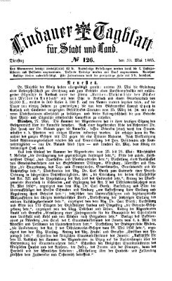 Lindauer Tagblatt für Stadt und Land Dienstag 30. Mai 1865