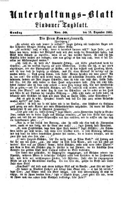 Lindauer Tagblatt für Stadt und Land Samstag 16. Dezember 1865