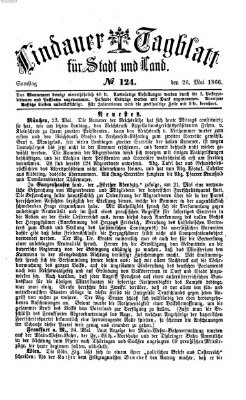 Lindauer Tagblatt für Stadt und Land Samstag 26. Mai 1866