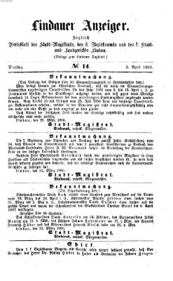 Lindauer Tagblatt für Stadt und Land Dienstag 3. April 1866