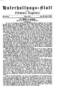 Lindauer Tagblatt für Stadt und Land Samstag 23. Juni 1866