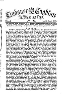 Lindauer Tagblatt für Stadt und Land Mittwoch 22. August 1866