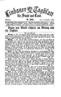 Lindauer Tagblatt für Stadt und Land Samstag 3. November 1866