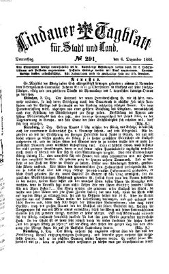 Lindauer Tagblatt für Stadt und Land Donnerstag 6. Dezember 1866