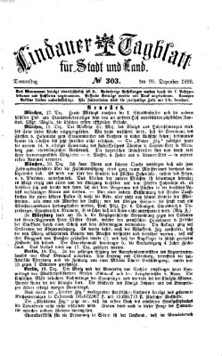 Lindauer Tagblatt für Stadt und Land Donnerstag 20. Dezember 1866