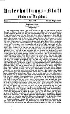 Lindauer Tagblatt für Stadt und Land Samstag 11. August 1866