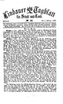 Lindauer Tagblatt für Stadt und Land Mittwoch 6. Februar 1867