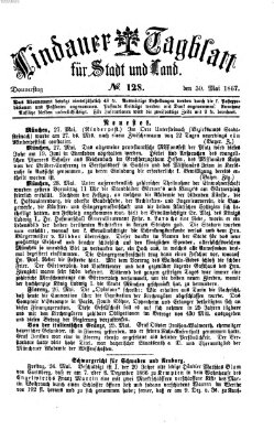 Lindauer Tagblatt für Stadt und Land Donnerstag 30. Mai 1867