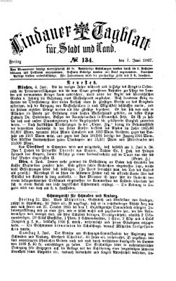 Lindauer Tagblatt für Stadt und Land Freitag 7. Juni 1867