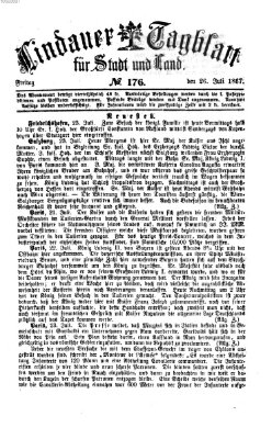 Lindauer Tagblatt für Stadt und Land Freitag 26. Juli 1867