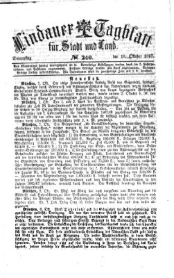 Lindauer Tagblatt für Stadt und Land Donnerstag 10. Oktober 1867