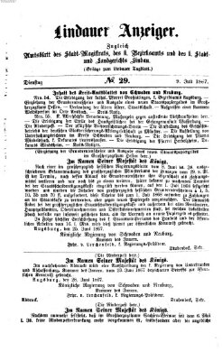 Lindauer Tagblatt für Stadt und Land Dienstag 9. Juli 1867