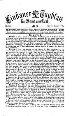 Lindauer Tagblatt für Stadt und Land Freitag 10. Januar 1868