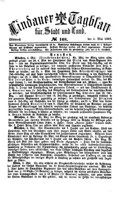 Lindauer Tagblatt für Stadt und Land Mittwoch 6. Mai 1868