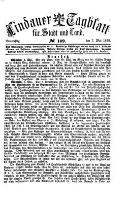 Lindauer Tagblatt für Stadt und Land Donnerstag 7. Mai 1868
