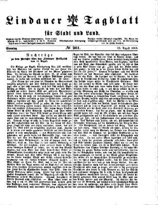 Lindauer Tagblatt für Stadt und Land Sonntag 23. August 1868