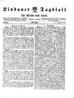 Lindauer Tagblatt für Stadt und Land Sonntag 20. Dezember 1868
