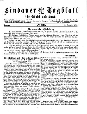 Lindauer Tagblatt für Stadt und Land Sonntag 26. September 1869