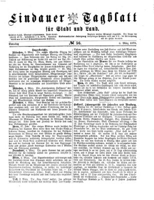 Lindauer Tagblatt für Stadt und Land Sonntag 6. März 1870