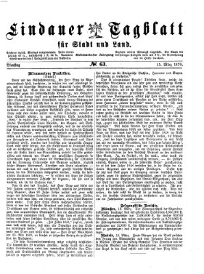 Lindauer Tagblatt für Stadt und Land Dienstag 15. März 1870