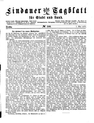 Lindauer Tagblatt für Stadt und Land Samstag 7. Mai 1870