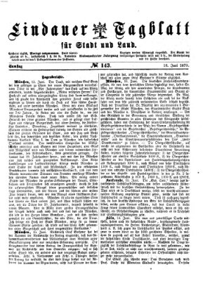 Lindauer Tagblatt für Stadt und Land Samstag 18. Juni 1870