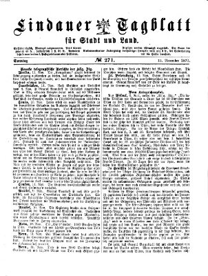 Lindauer Tagblatt für Stadt und Land Sonntag 13. November 1870