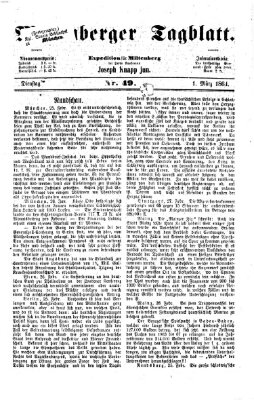 Miltenberger Tagblatt Dienstag 1. März 1864